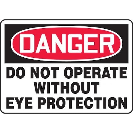 OSHA DANGER Safety Sign DO NOT MPPE216VA